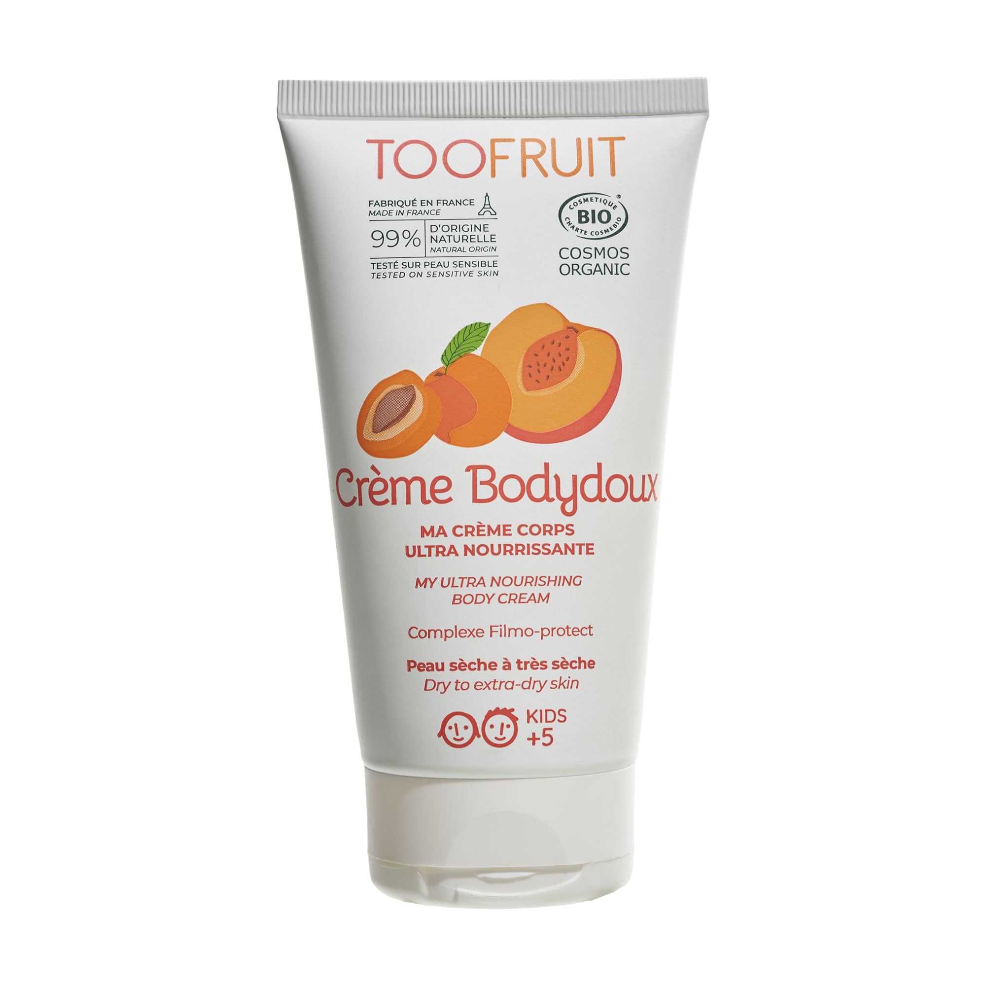 Дитячий крем для тіла TOOFRUIT My Ultra Nourishing Body Cream Абрикос-Персик, від 5 років, 150 мл